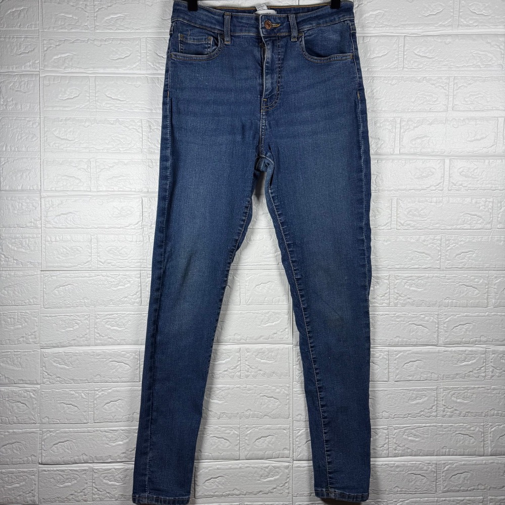 Forever 21 Skinny Jeans Womens 29 Blue Denim High Rise Stretch Casual